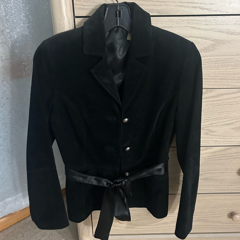 Vintage Elegant Black Women's Jacket